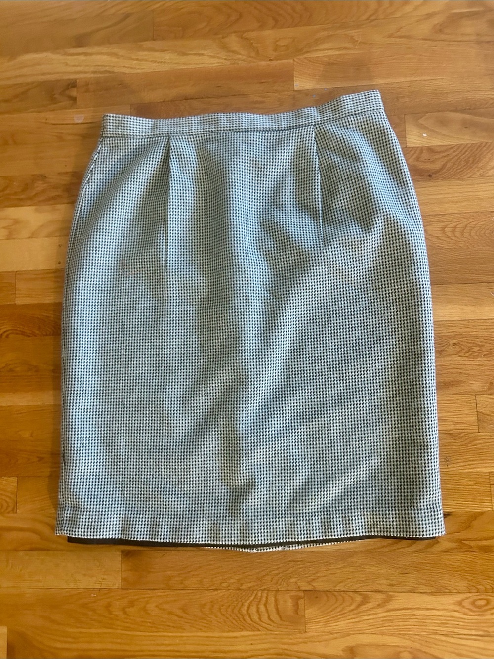 VTG Maggie McNaughton Houndstooth Wool Pencil Skirt Women’s 18W
